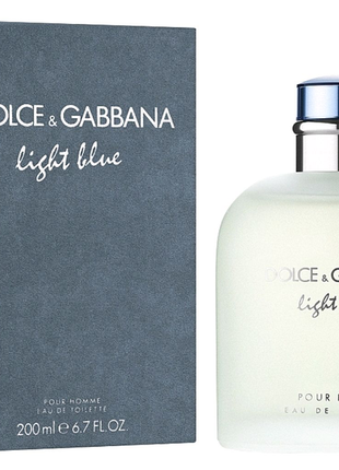 Парфуми чоловічі оригінал "dolce&gabbana light blue pour homme" 11 фото