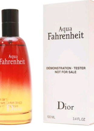 Парфуми чоловічі тестер "christian dior aqua fahrenheit" 100ml