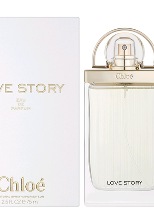 Парфуми жіночі оригінал "chloe love story" 75ml1 фото