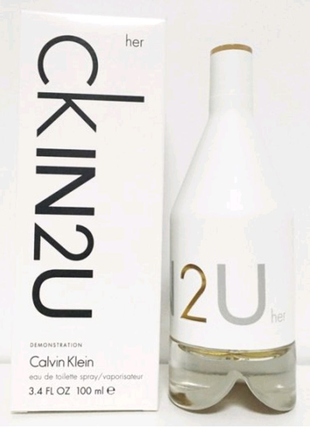 Жіночі парфуми тестер "calvin klein ck in2u" 100ml