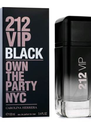 Парфуми чоловічі "carolina herrera 212 vip black" 100мл