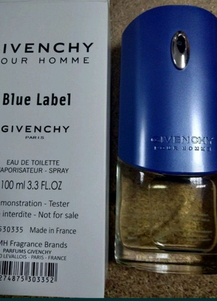 Парфуми чоловічі тестер "givenchy blue label" 100ml