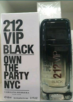 Духи мужскиеоригинал"carolinaherrera212vip black own the partynyc1 фото