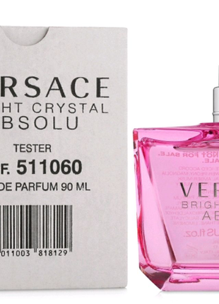 Жіночі парфуми тестер "versace bright crystal absolu" 90ml.