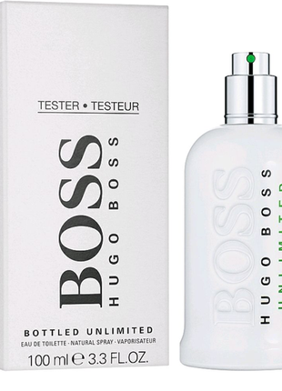 Парфуми чоловічі тестер "hugo boss boss bottled unlimited" 100ml