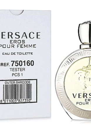 Жіночі парфуми тестер "versace eros pour femme" 100ml