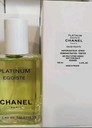 Парфуми чоловічі тестер "chanel platinum egoiste" 100ml1 фото