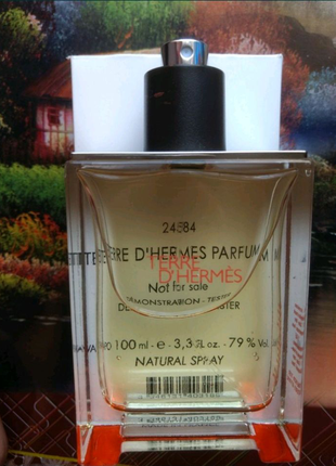 Парфуми чоловічі тестер "terre d'hermes parfum" 100ml1 фото