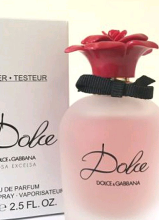 Жіночі парфуми тестер "dolce&gabbana dolce rosa excelsa" 75ml