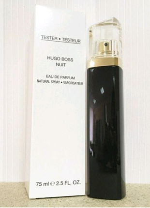 Hugo boss nuit 75 ml tester hot sale