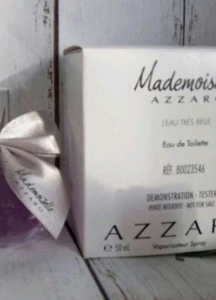Жіночі парфуми тестер "azzaro mademoiselle l eau tres belle" 90ml