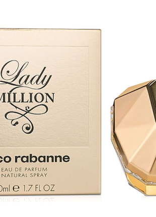 Жіночі парфуми "paco rabanne lady million" 80ml1 фото