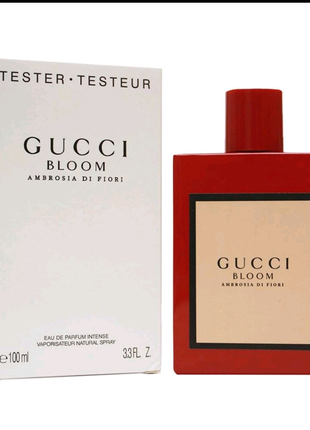 Жіночі парфуми тестер "gucci bloom ambrosia di fiori" 100ml