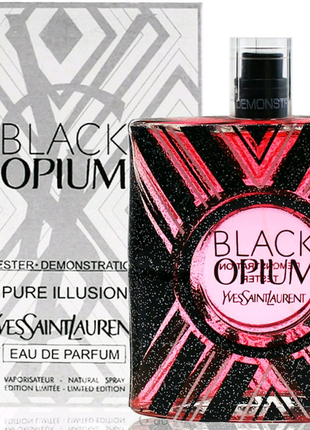 Жіночі парфуми тестер"yves saint laurent black opium pure illusio