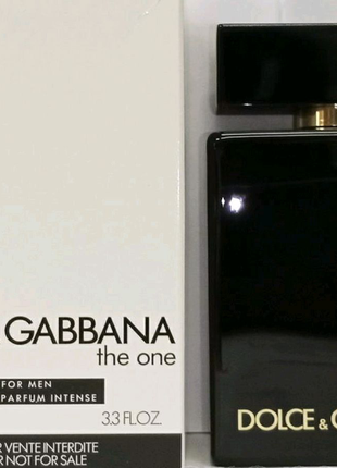 Парфуми чоловічі тестер"dolce&gabbana the one parfume intense" 10