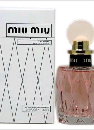 Парфуми жіночі тестер "miu miu l'eau rosee" 100ml