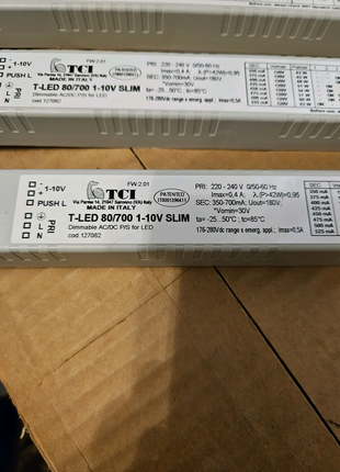 Драйвер  tci t-led 80/700 1-10v slim