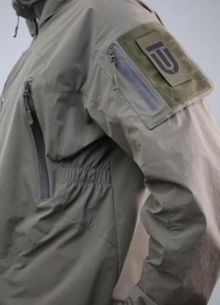 Куртка тактическая ultimatum level-5 олива,всесезонная  куртка армейская водоотталкивающая нейлон6 фото