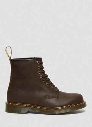 Ботинки dr. martens 1460 dark brown crazy brown 118222039 фото