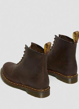 Ботинки dr. martens 1460 dark brown crazy brown 11822203 3