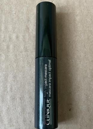 Clinique high impact mascara об'ємна туш для вій 01 black