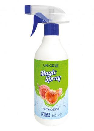 Універсальний очищувач поверхонь unice home magic spray, 500 мл