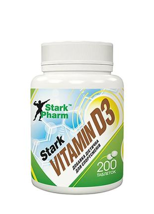 Вітаміни vitamin d3 starkpharm - 2000iu (200 таблеток)