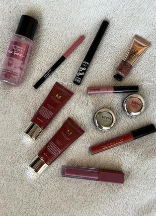 Лот косметики mac, nyx, revolution, lamel, missha, victoria’s secret1 фото