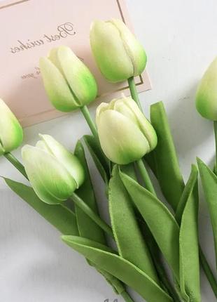 Искусственные тюльпаны, латексные5 фото