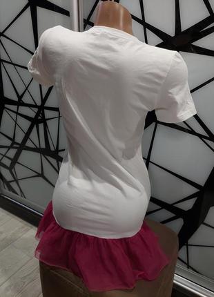 Хлопковое прямое платье с фатиновой юбкой лило и стич  11-13 лет7 фото