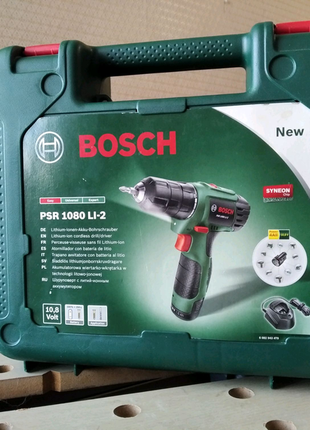 Шурупокрут bosch psr 1080 li-2