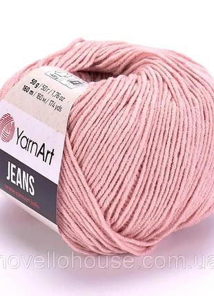 Джинс ярнарт (yarnart jeans) 83 розовая пудра