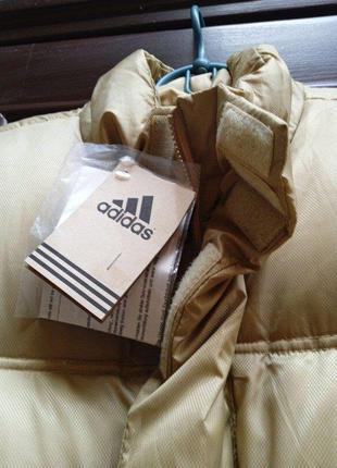 Классный пуховик adidas original зима теплый качественный пуховик оригинал3 фото