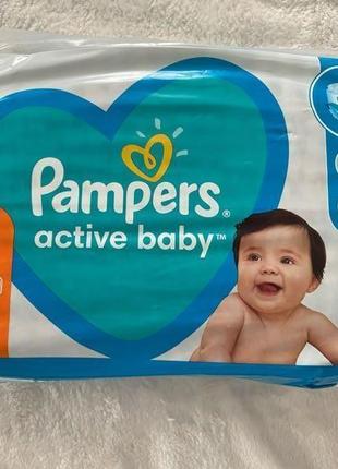 Підгузники pampers active baby 3 (6-12кг) 90шт