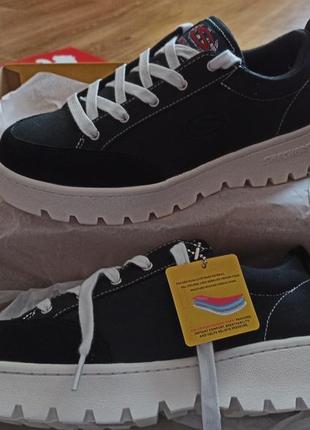 Жіночі кросівки skechers street cleats — lucky street