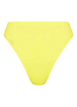Плавки жовті бікіні із завищеною талією m prettylittlething