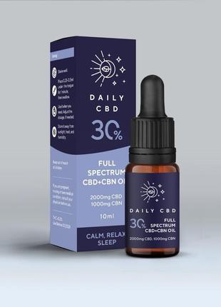 Олія для заспокоєння cbd+cbn oil. calm, relax, sleep.