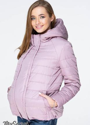 Демисезонная короткая куртка для беременных1 фото