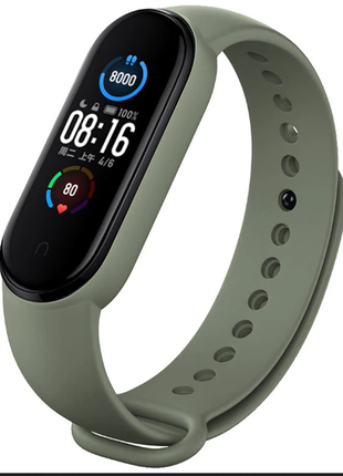 Ремешок оливковый для xiaomi mi band 3,4 в наличии