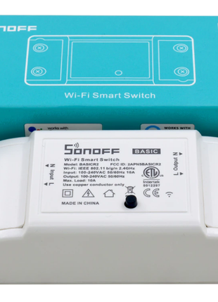 Sonoff basic (оригінал) wi-fi перемикач sonoff basic3 фото