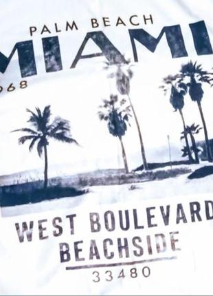 Футболка miami palm beach xl - xxl - regular