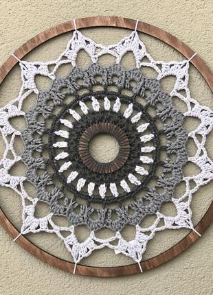 Фанерное кольцо 38 см обруч, толщина 6 мм, ширина 1.5 см, основа для панно, мобилей, декора