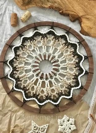 Фанерное кольцо 38 см обруч, толщина 6 мм, ширина 1.5 см, основа для панно, мобилей, декора