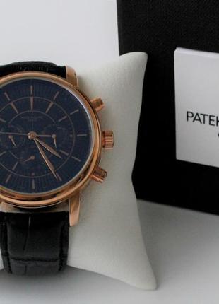 Мужские наручные часы patek philippe механика black&bronze