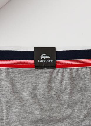 Чоловічі труси боксери - набір в стилі lacoste 3 шт. високої якості8 фото