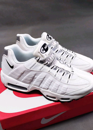 Супер новинка арт 353 чоловічі кросівки nike air max 95 білі