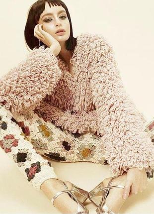 Тренд сезону волохатий джміль. кардиган-жакет петелька без застібки.на струнку дівчину