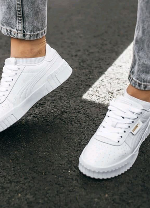 Puma cali bold white4 фото