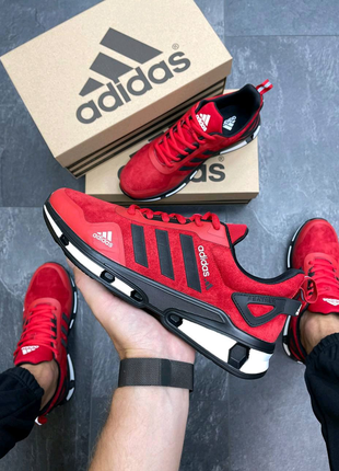 🆕новинка чоловічі кросівки adidas feather suede red