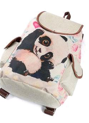Стильний рюкзак панда miyahouse для підлітків і молоді панда 22 фото